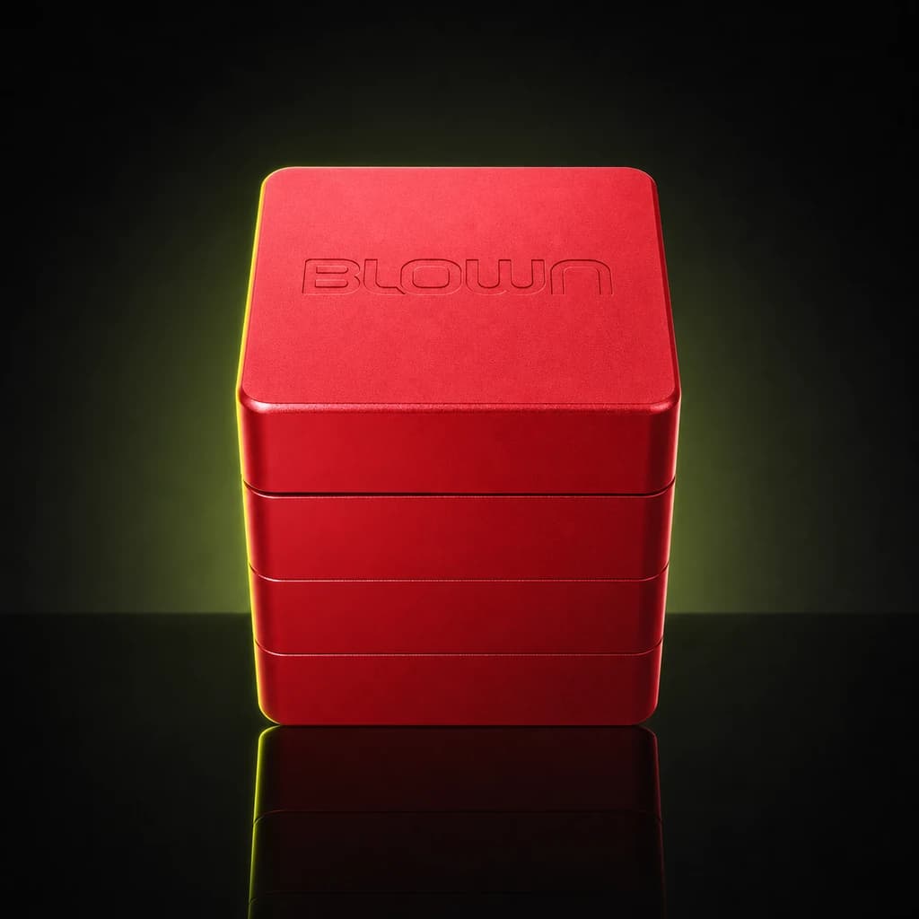 Blown Cube 59mm Grinder